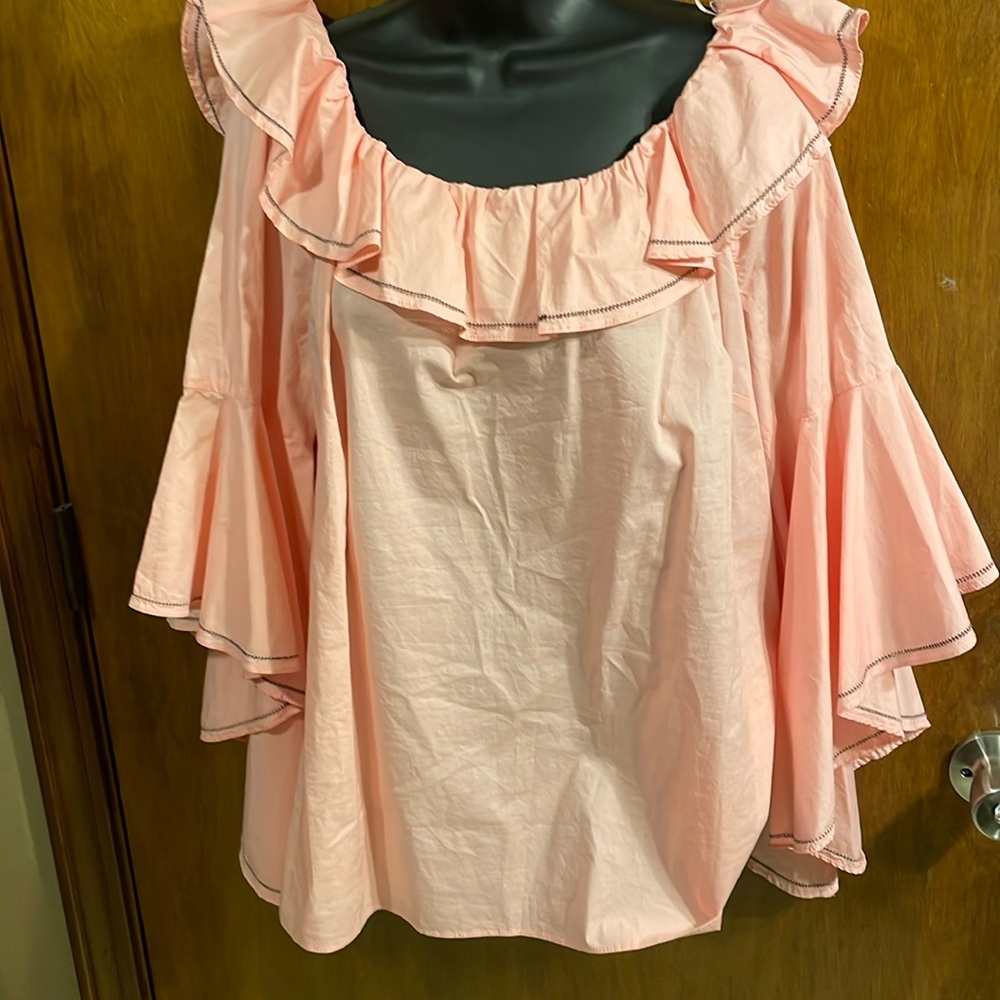 Women’s ruffled dressy blouse